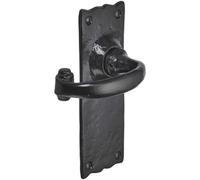 Perry 158mm X 55mm No.4000 Old Hill Ironworks Burford Suite Lever Latch Handles - Black Antique