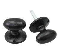 Perry Cast Iron Black Door Knobs Mortice Sets Antique Vintage Sprung/unsprung