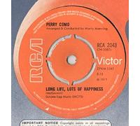 Perry Como - It's Impossible / Long Life Lots Of Happiness