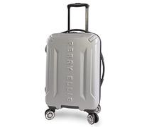 Perry Ellis Delancey II Hardside Carry-on Spinner Luggage, Silver