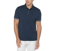 Perry Ellis Men's Icon Polo Shirt, Solid Ink Blue, XL