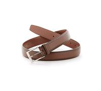 Perry Ellis Men's Leather Amigo Dress Belt, Brown, 34