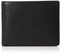 Perry Ellis Men's Park Avenue Wallet with Passcase Bi-Fold, Black, One Size