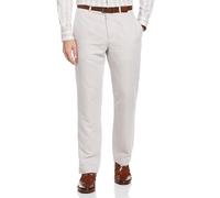 Perry Ellis Men's Portfolio Modern Fit Linen Blend Pants, Natural Linen, 32W x 32L