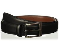 Perry Ellis Men's Portfolio Timothy Leather Belt (Available in Big & Tall), Black, 44
