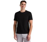 Perry Ellis Men's Solid Crew Short Sleeve Tee Shirt, Black, Medium