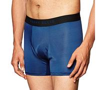 Perry Ellis Men's Stripe Designed Boxer Brief Relaxed Fit Underwear, Navy/Blue, M