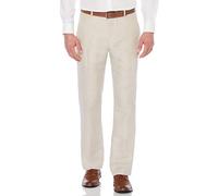 Perry Ellis Men's Suit Pant Dress, Natural Linen Herringbone, 38W x 30L