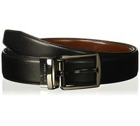 Perry Ellis Men's Portfolio Reversible Belt, Hi-lo Blk/BRN, 34