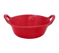Perry Equestrian 12L Flexible Rubber Horse Feed Bucket - Red - Stable Yard Water Tub