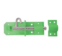 Perry Equestrian 1A-PP0150GN 150 mm 6 inch no.1A/PP Heavy Brenton Padlock Bolts-prepacked, Green