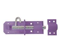 Perry Equestrian 1A-PP0150PU 150 mm 6 inch no.1A/PP Heavy Brenton Padlock Bolts-prepacked, Purple