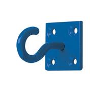 Perry Equestrian Chain Hook On Plate (Pack Of 2) Blue (One Size)