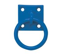 Perry Equestrian Chain Ring on Plate - Blue - Single