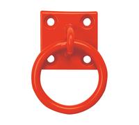 Perry Equestrian Chain Ring on Plate - Red - Single