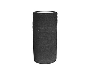 Perry Equestrian Cohesive Bandage - Equine Horse Pet Vet Wrap - 10cm x 4.5m (Black)