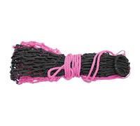Perry Equestrian Hay Nets made from Mesh Polypropylene - Multicolour Horse Feeder (Small Hole, Pink & Black)