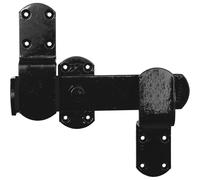Perry Equestrian Kickover Stable Latches - Black