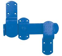 Perry Equestrian Kickover Stable Latches - Blue
