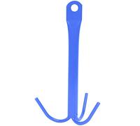 Perry Equestrian No.534 3 Prong Tack Hook, Blue