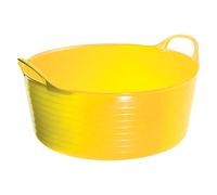 Perry Equestrian No.7119 Flexi-Fill Shallow Tubs/Trugs 15 Litre Capacity, Yellow