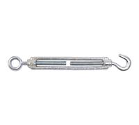 Perry Forged Straining Screws - Hook to Eye 6 x 110mm No.421/PP - 2pk - Zinc Plated