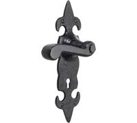 Old Hill Ironworks 210mm x 57mm Antique Fulbrook Suite Lever Lock Handles, Black