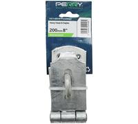 Perry Hs149H Heavy Hasp And Staple 8" Galvanised (Pre-Packed)