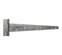 Perry Medium Tee Hinges 300mm (12"), No.121 Galvanised Pair