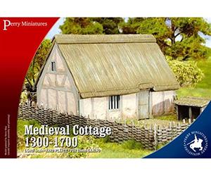 PERRY MINIATURES : 28 mm; Medieval Cottage 1300-1700