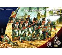 Perry Miniatures - French Napoleonic Infantry Battalion 1807-14 (44x 28mm Multi Part Plastic Figures)
