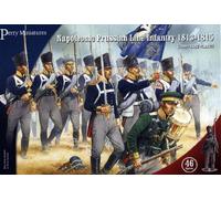 Perry Miniatures PN1 Prussian Line Infantry 28mm Hard Plastic Figures x46 by Perry Miniatures by Perry Miniatures