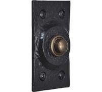 Perry Old Hill Ironworks Rectangular Door Bell Push 80mm X 45mm