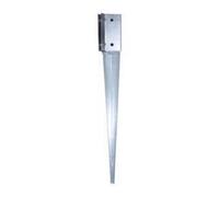 Perry Outdoor Garden Fence Post Drive In Spike Hot Dipped Galvanised Steel For Installing Timber Fencing Decking 50 X 50mm