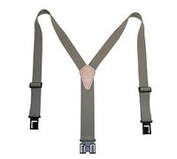 Perry Suspenders Men's Tall Elastic 1.5 Inch Wide Hook End Braces, Tan