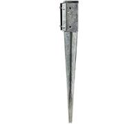 PerryPost 75mm 3" Drive In Post Support with 600mm Spike - Galvanised