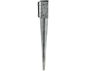PerryPost 75mm 3" Drive In Post Support with 600mm Spike - Galvanised