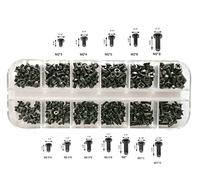Persberg 360pcs 12sizes Laptop Notebook Tiny Computer Replacement electronic Screws Assortment Kit Black,M2 M2.5 M3,for Lenovo Toshiba Gateway Samsung HP IBM Dell Sony Acer Asus Hard Disk SATA SSD M.2