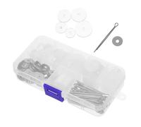 PERSELOSO 1 Box Multi-size Doll Joints with Acrylic and Metal Material Featuring Dynamic Positioning and Multiangle Movement for Model Making and Artistic Creations