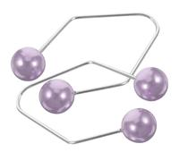 PERSELOSO 1 Pair Purple Alloy Dimples Trainer for Facial Muscle Training, Convenient Face Exerciser Tool for Cheek Lifting, Suitable for Men and Women to Create Natural Dimples