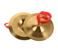 PERSELOSO 1 Pair Small Hand Cymbals Percussion Instrument for Ages and Up for Belly Dancing Music Education and Family Fun Responsive Sound Production for Enhanced Playability