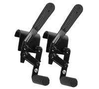 PERSELOSO 1 Pair Wheelchair Brake Durable Hand Brake Replacement for Enhanced Safety and Control Easy to Install Wheelchair Accessories Black