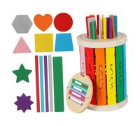PERSELOSO 1 Set Color Sorting Cup Color Matching Sensory for Preschool Learning Activities Fine Motor Skills Development Bright Educational Playroom Essential