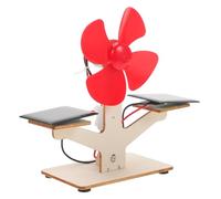 PERSELOSO 1 Set DIY Solar Fan Kit for Educational Physics Science Model Interactive Learning for Boys Enhances Hands Skills Imagination for Scientific Experiments and Outdoor Fun