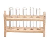 PERSELOSO 1 Set Mini House Test Tube Rack Dollhouse Miniatures Decorative Accessories for Micro Landscape Decoration for Dollhouse Lovers
