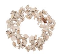 PERSELOSO 100pcs Autumn Wood Slices Unfinished Wooden Embellishments Squirrel Mushroom Leaf Shapes DIY Handmade Craft Kits for S Development and Nature-Themed Decoration