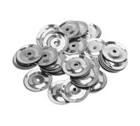 PERSELOSO 100pcs Cymbal Drum Ring Tambourine Drum Cymbal Parts Bell Ring Jingle Bell Accessory Wear-resistant Enhance Set Sound