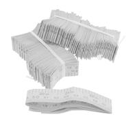 PERSELOSO 100pcs Tailor Paper Measuring Tape 64cm Single-sided Scale Design Continuous Markings Starting from Zero, White Soft Body Measurement Tape for Garment Fitting and Home Repairs