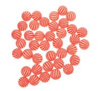 PERSELOSO 100pcs Thickened Plastic Playhouse Pit Balls for Small Safe Reusable Ocean Balls for Creative Birthday Parties Pools and Indoor Outdoor Play Areas