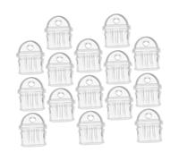 PERSELOSO 100pcs Transparent USB C Port Dust Covers PVC Protective Charging Plug Caps for Smartphones Tablets Laptops Liquid Barrier Anti-dust Technology Easy Installation Type-c Port